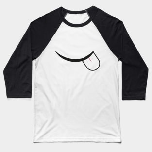 Emoji face - Tongue out Baseball T-Shirt